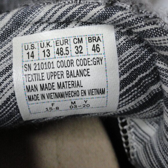 Skechers Melson Chad Slip on Sneaker Gray Relaxed Fit Air Cooled Men's Size 14 - Picture 9 of 16